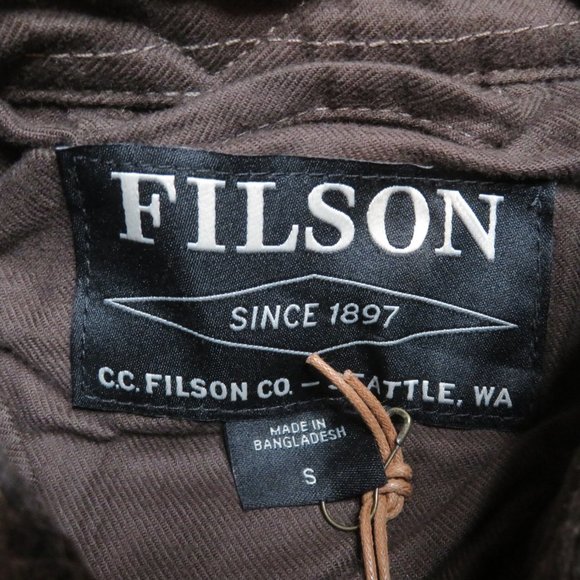 Filson Mackinaw Wool Jac Shirt Snap Button Men S - Picture 7 of 14